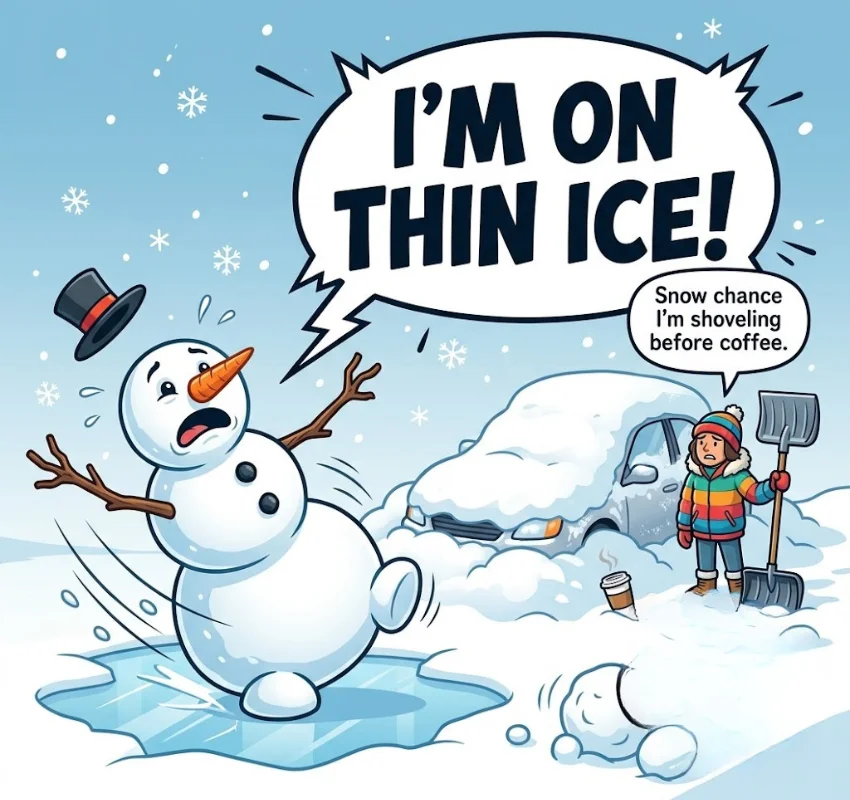 Funny One-Liner Snow Puns