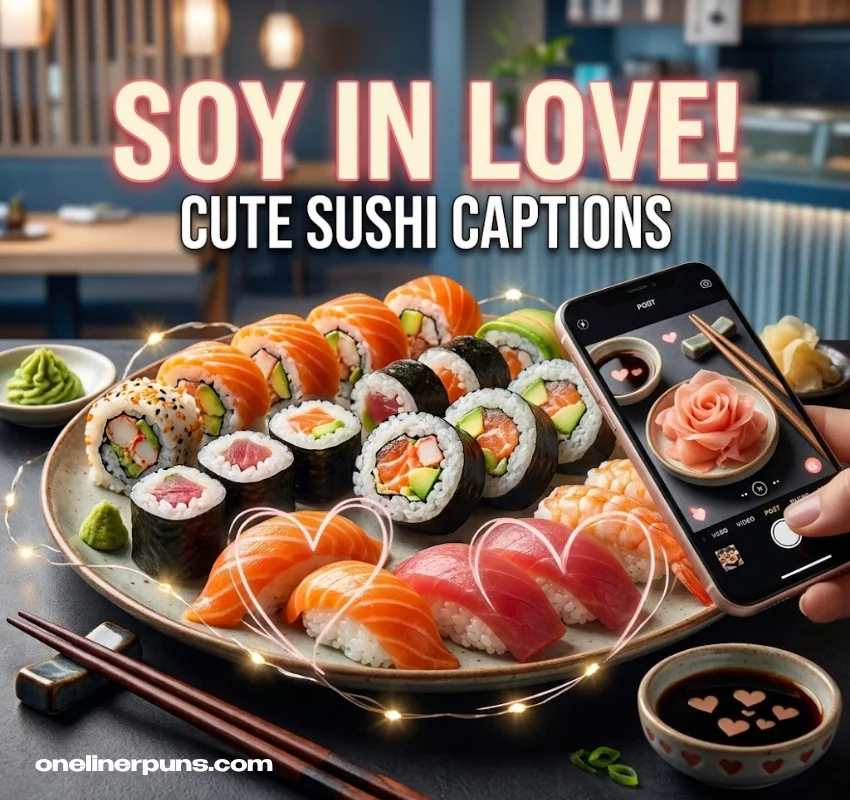 Funny One-Liner Sushi Puns Everyone Will Love