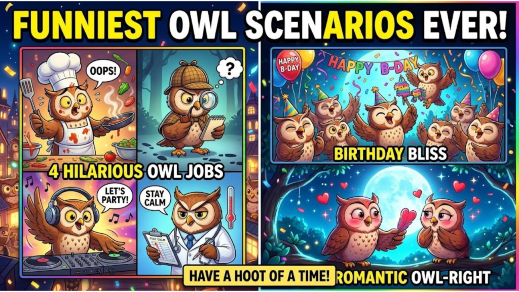 Funny Owl Scenario One-Liners