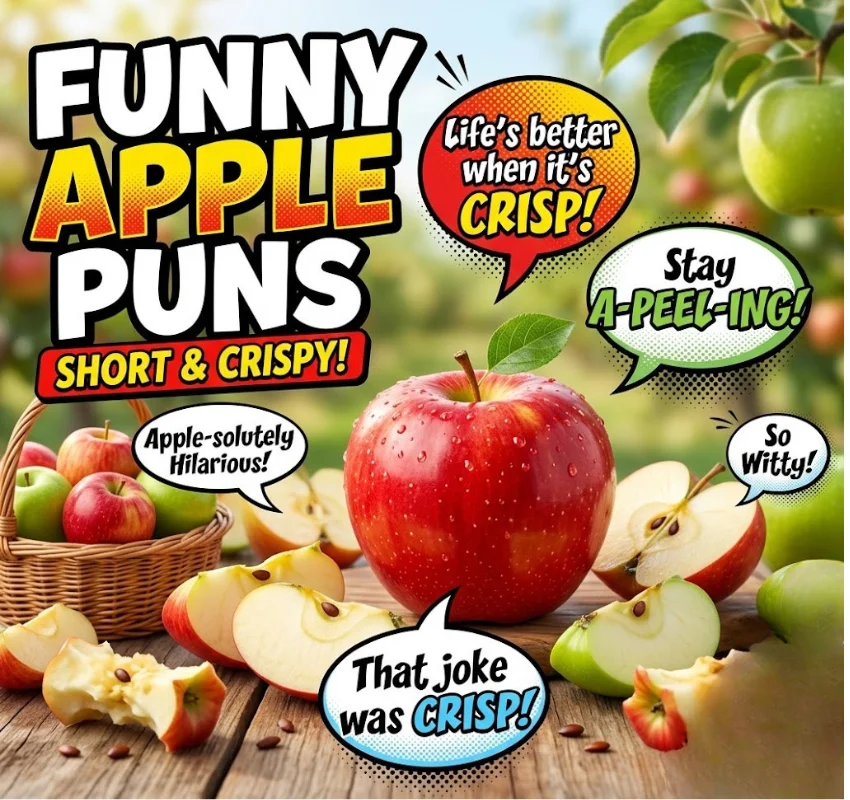 Funny & Short One-Liner Apple Puns