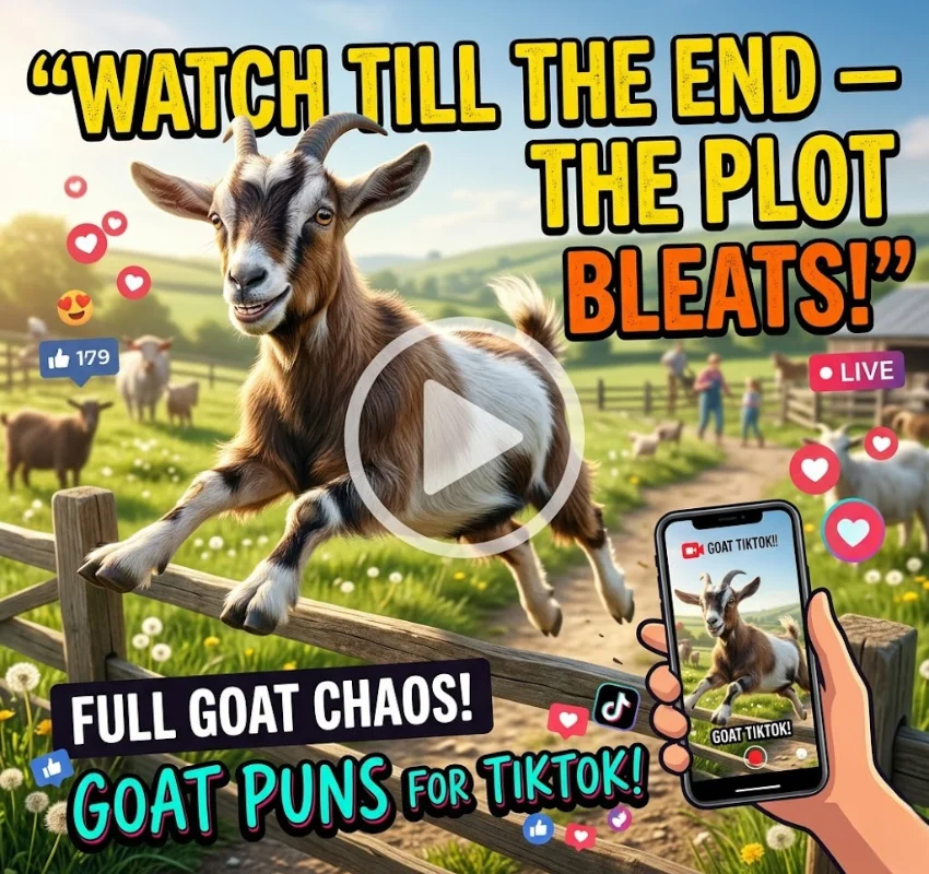 Goat Puns for TikTok and Story Captions