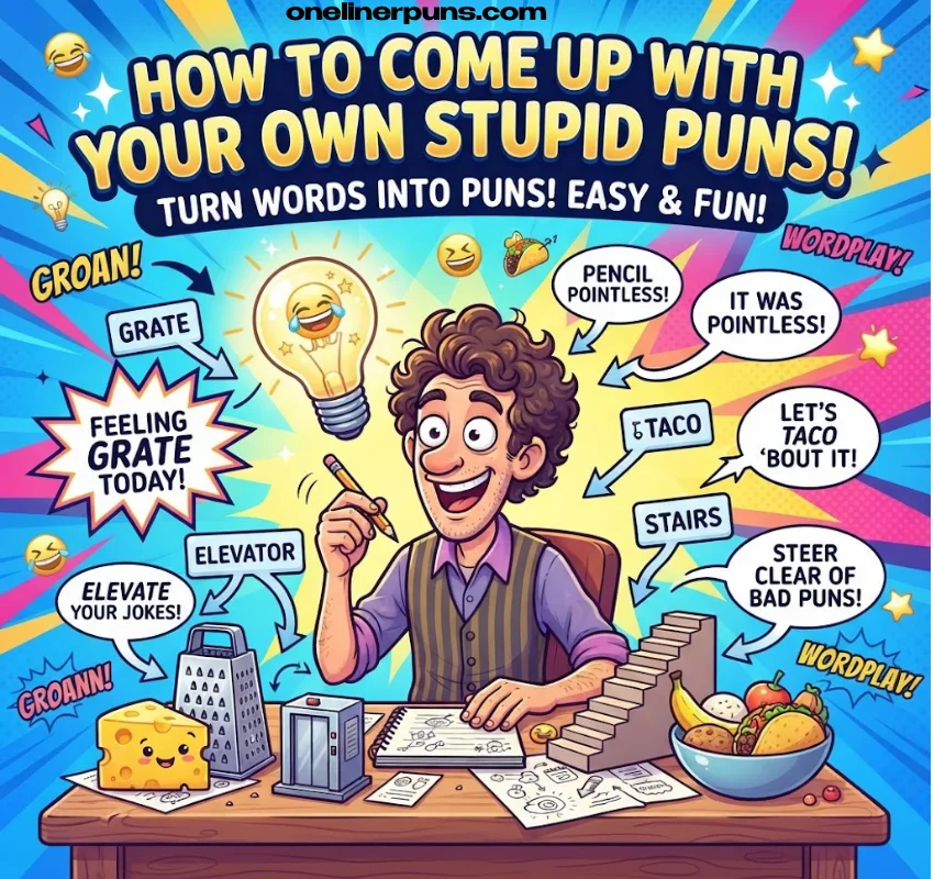 How to Come Up With Your Own Stupid Puns