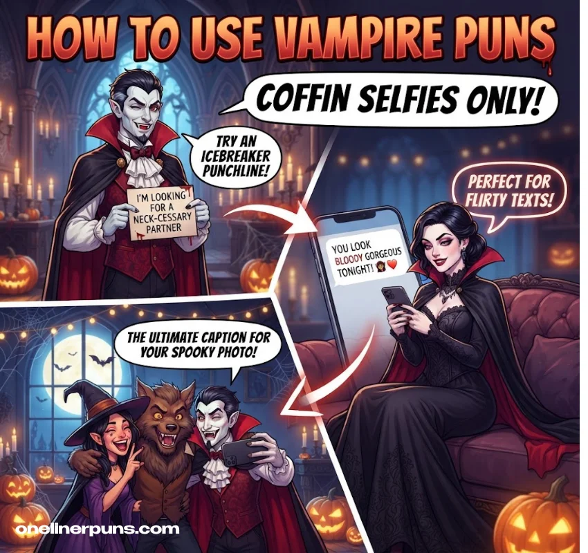 How to Use Vampire One-Liners