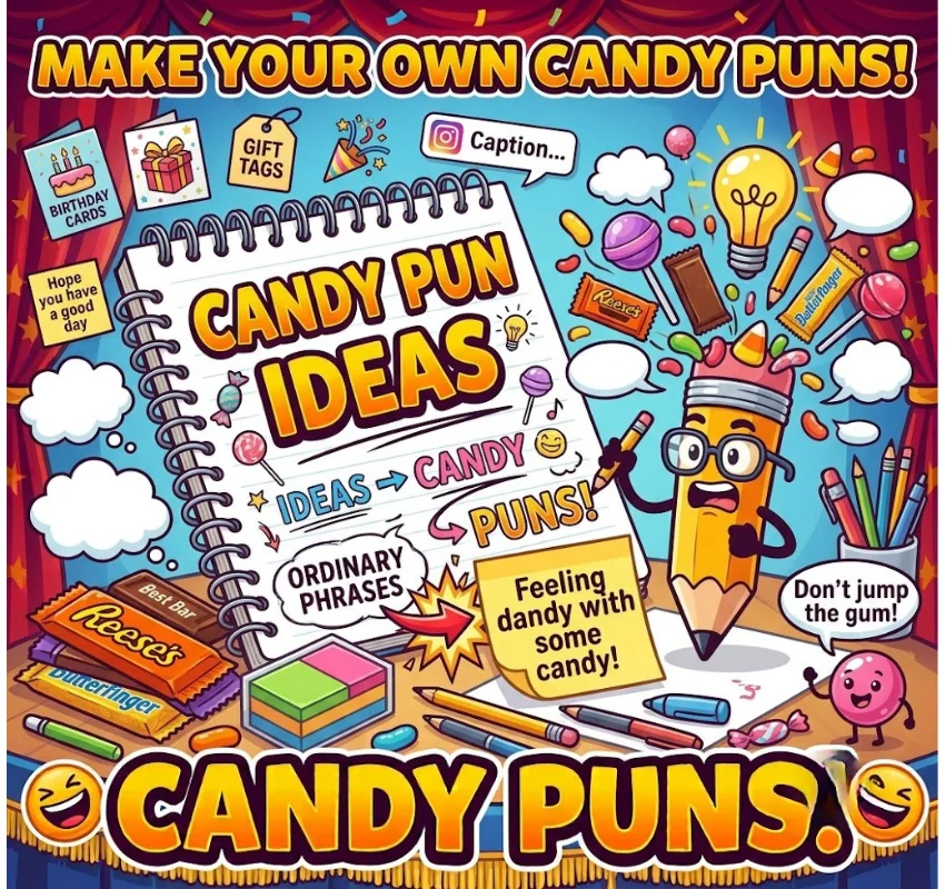 How to Use and Create Your Own Candy Puns