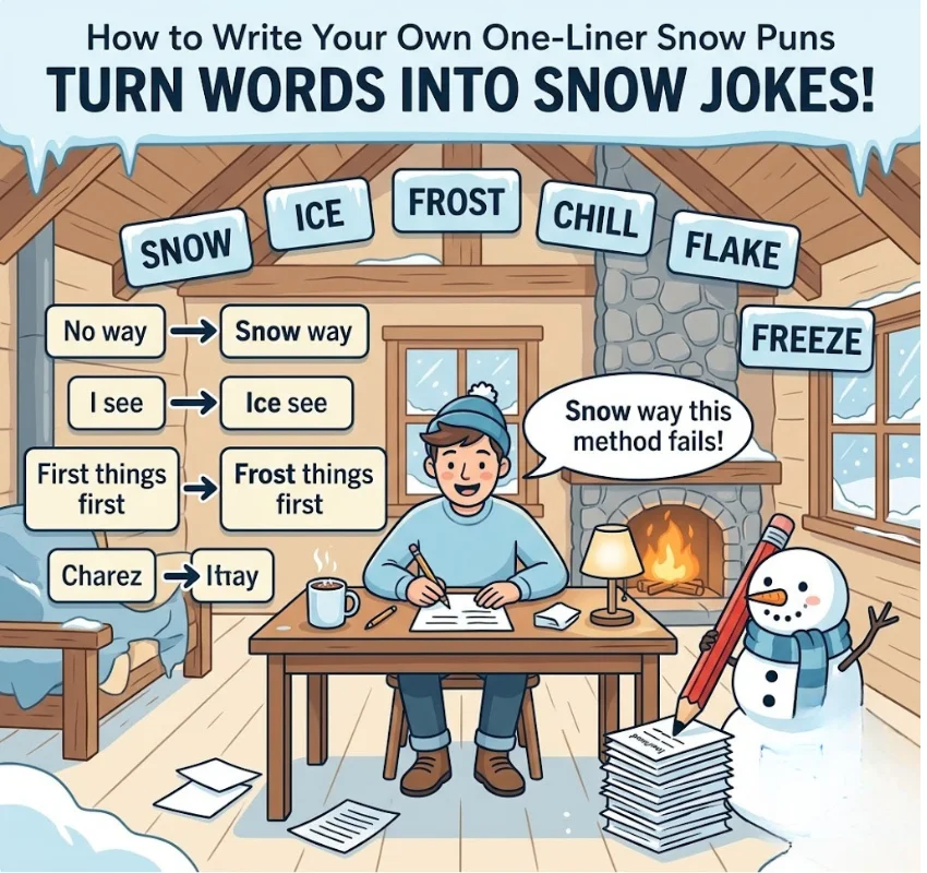 How to Write Your Own One-Liner Snow Puns