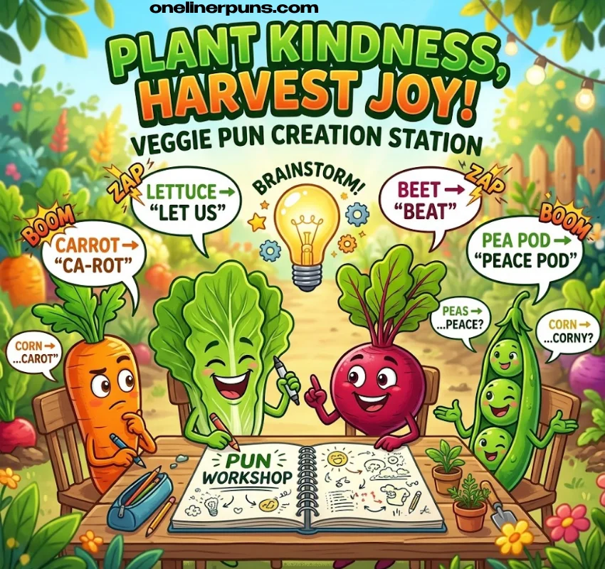 How to Write Your Own Vegetable Pun One-Liners