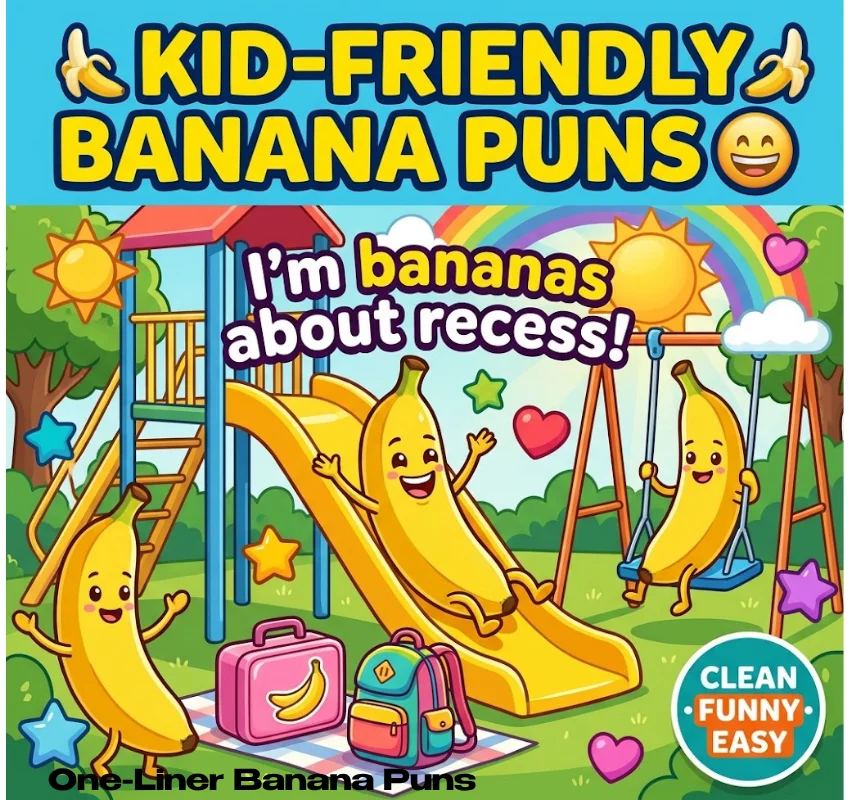 Kid-Friendly One-Liner Banana Puns