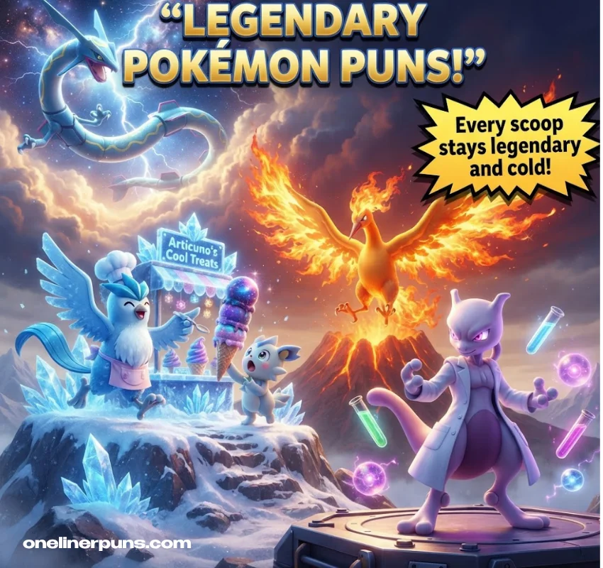 Legendary Pokémon Puns