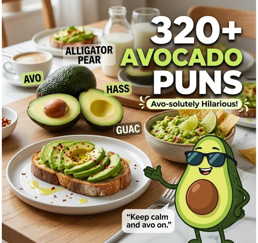 One-Liner Avocado Puns and the Slang Behind Them