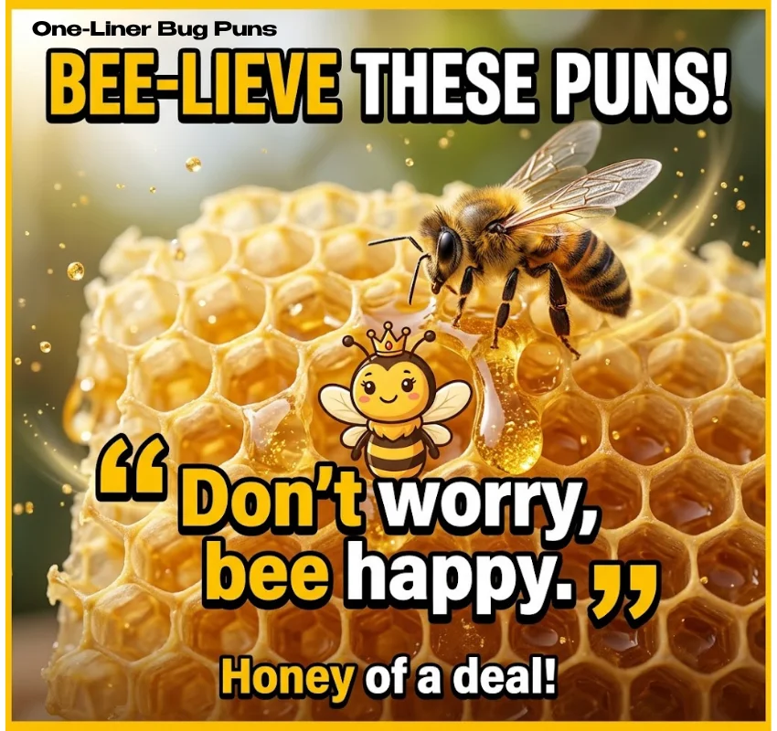 One-Liner Bug Puns by Insect Type
