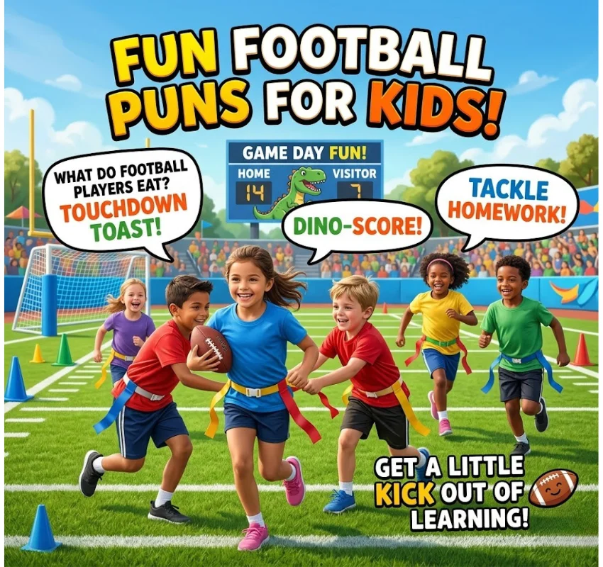 One-Liner Football Puns for Kids