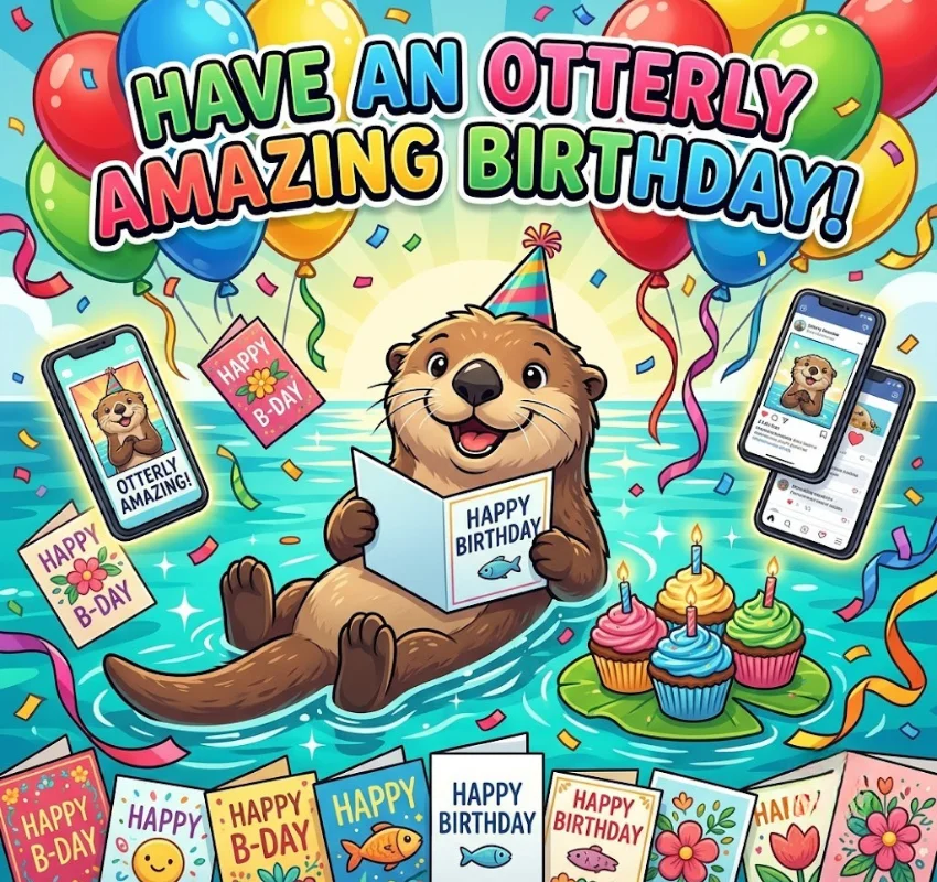 One-Liner Otter Puns for Birthdays, Captions, and Cards