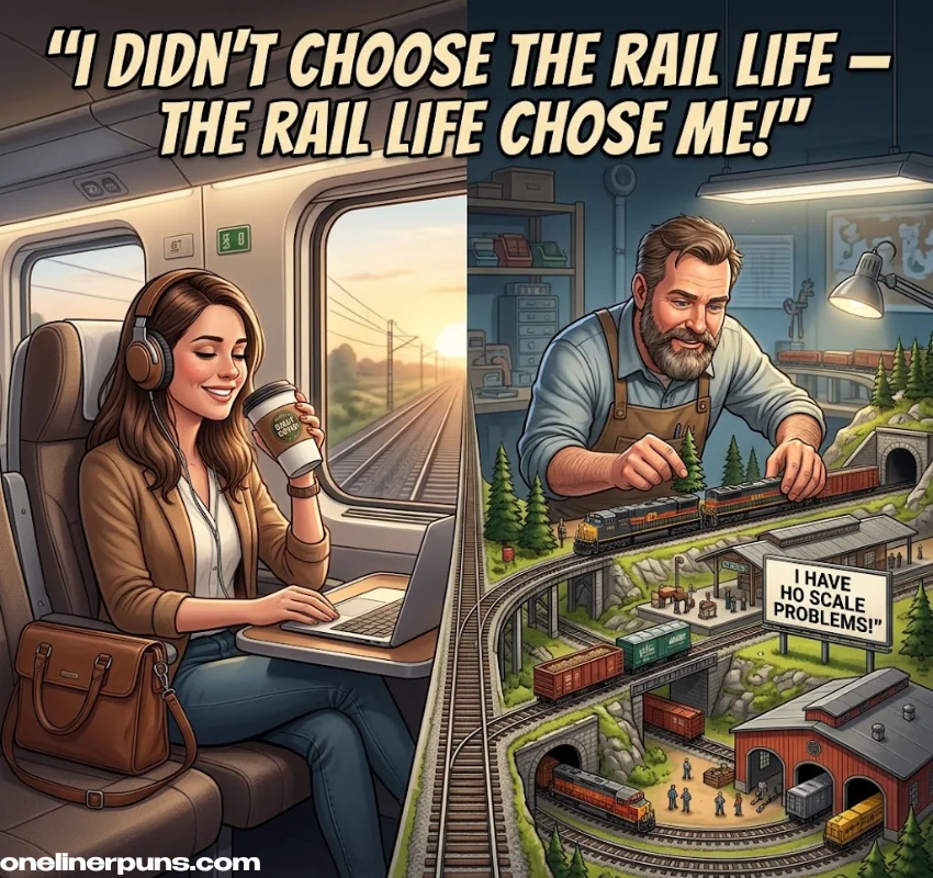 One-Liner Train Puns for Railfans, Amtrak Commuters, and Model Train Lovers
