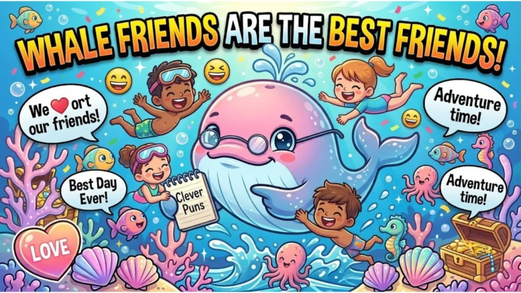 One Liner Whale Puns for Kids and Family