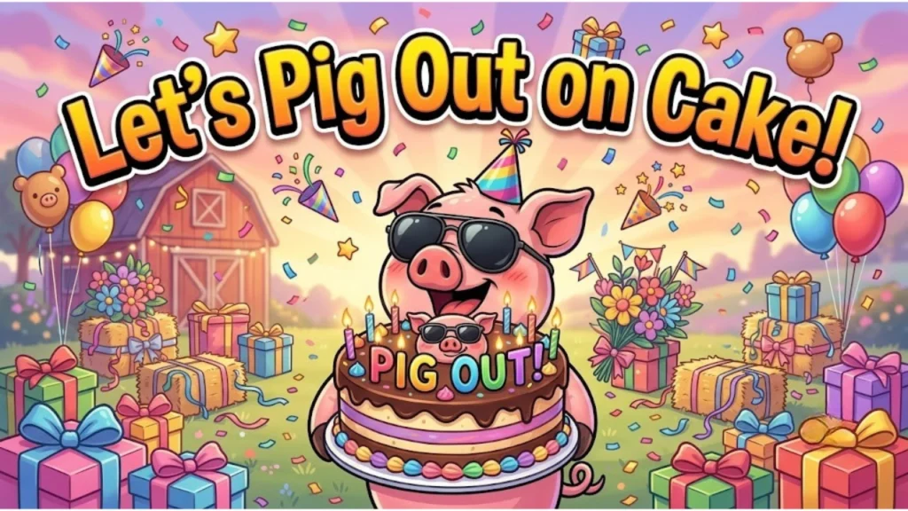 Pig Puns for Birthday Cards and Party Captions