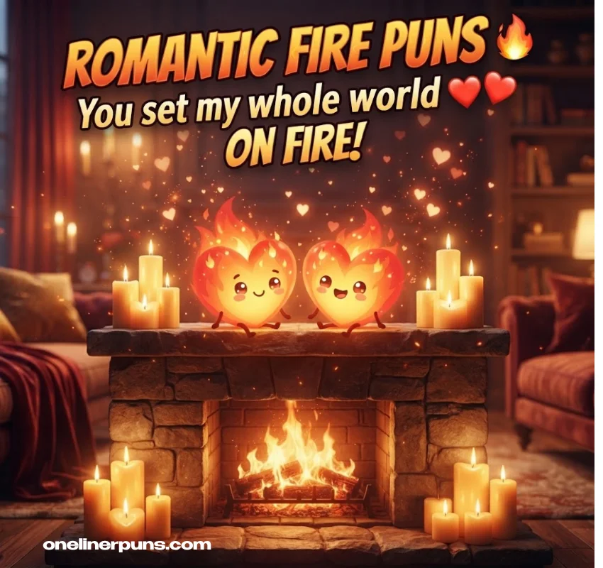 Romantic & Flirty Fire Puns