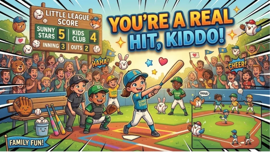 Short One-Liner Baseball Puns for Kids and Families
