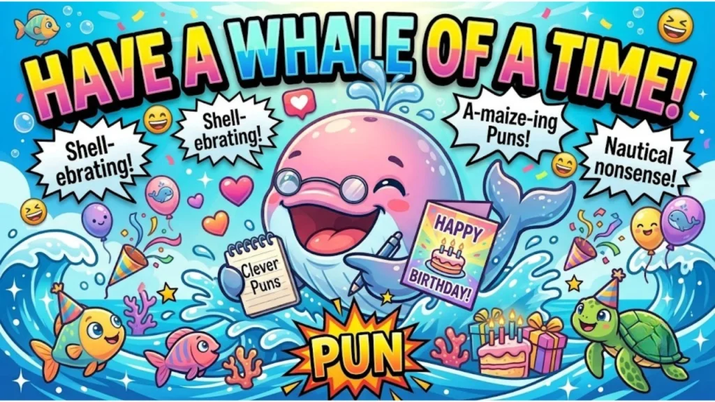 Short One Liner Whale Puns