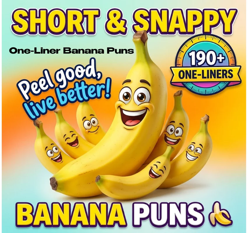 Short & Snappy One-Liner Banana Puns