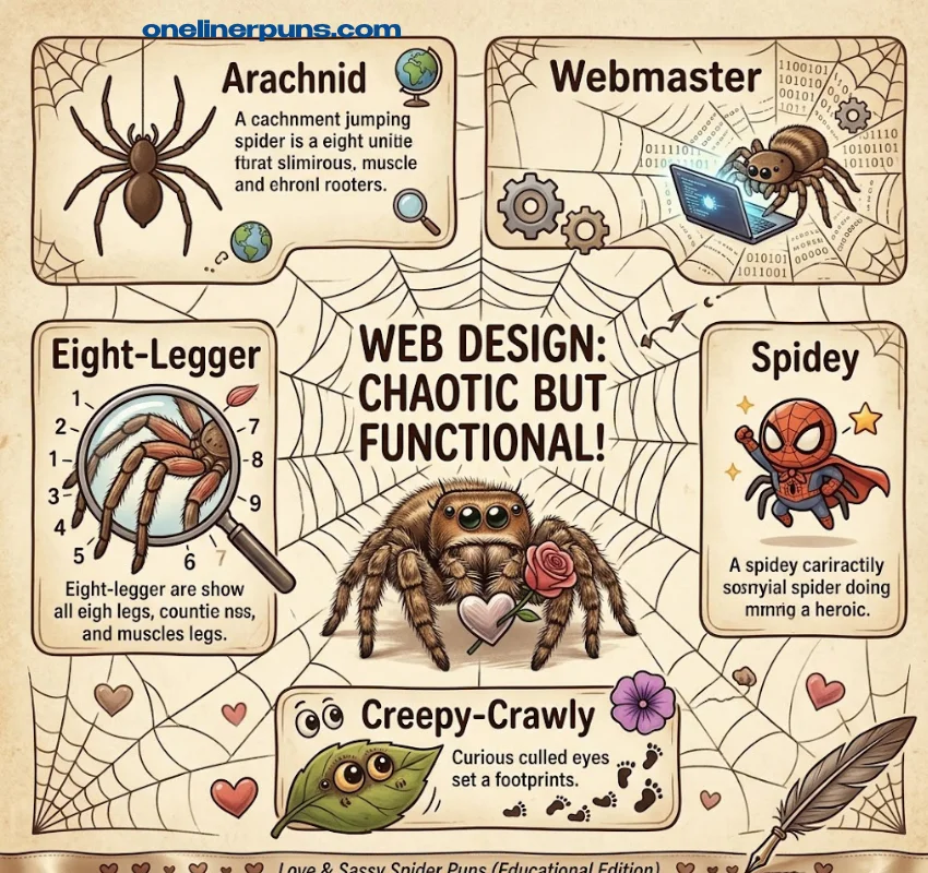 Spider Words, Names, and Sayings to Know