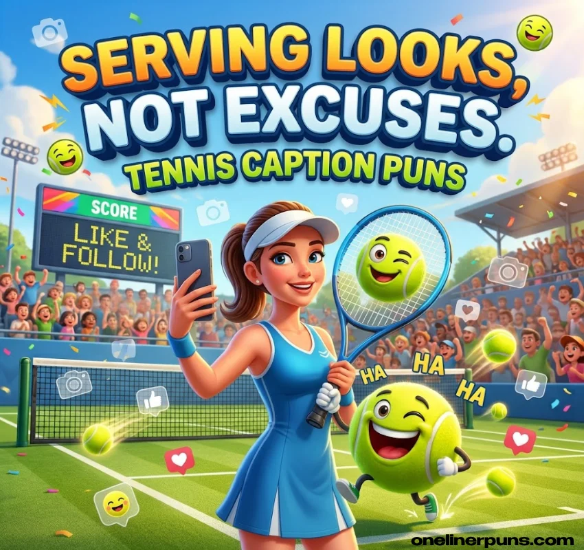 Tennis One-Liners for Instagram and Social CaptionsTennis One-Liners for Instagram and Social Captions