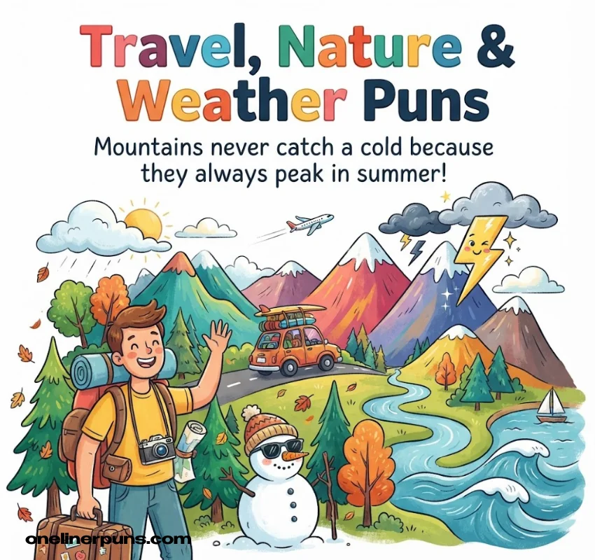 Travel & Adventure Puns