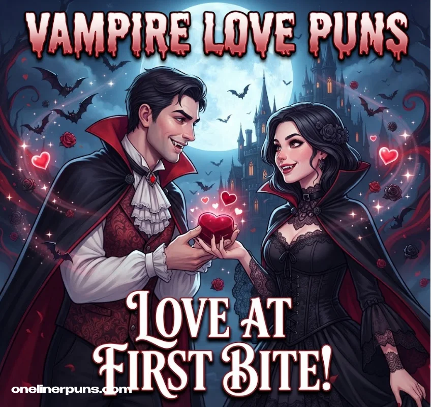 Vampire Love & Romance One-Liners
