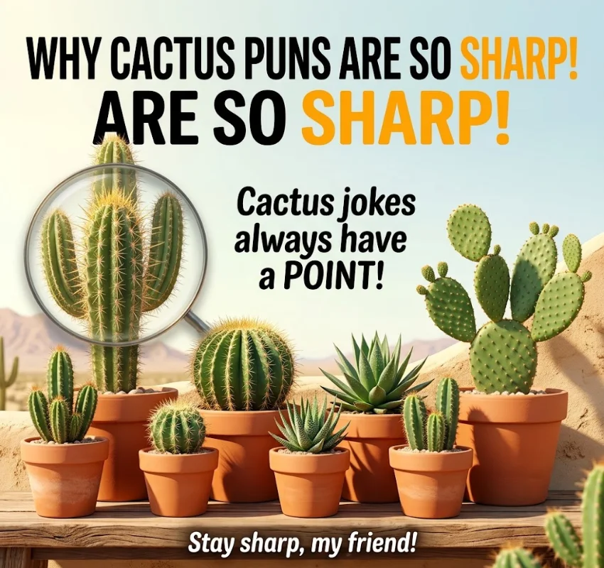 Why Cactus One-Liner Puns Are the Sharpest Kind of Funny