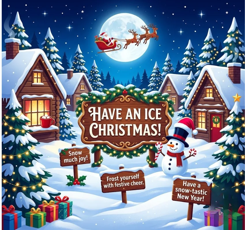 Winter and Christmas One-Liner Snow Puns