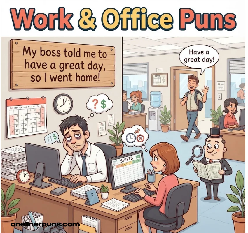 Work & Office Puns