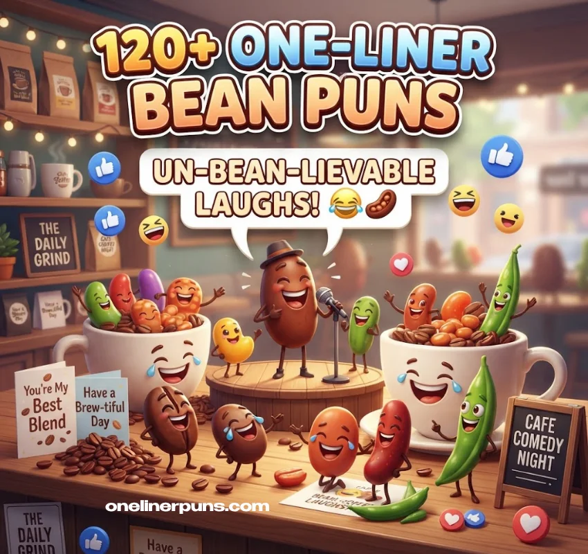120+ One-Liner Bean Puns That Will Make You Laugh Out Loud