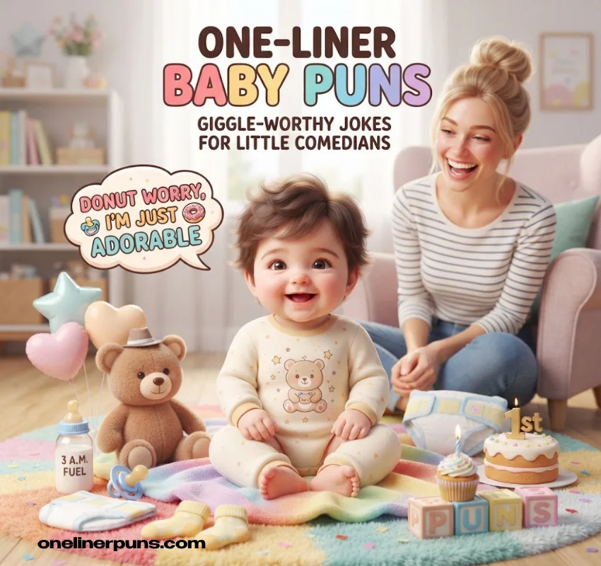 200+ One-Liner Baby Puns That Are Seriously Adorable 👶