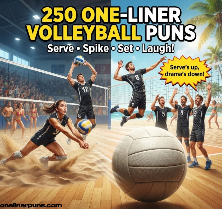 250 Hilarious One-Liner Volleyball Puns That Make You Laugh