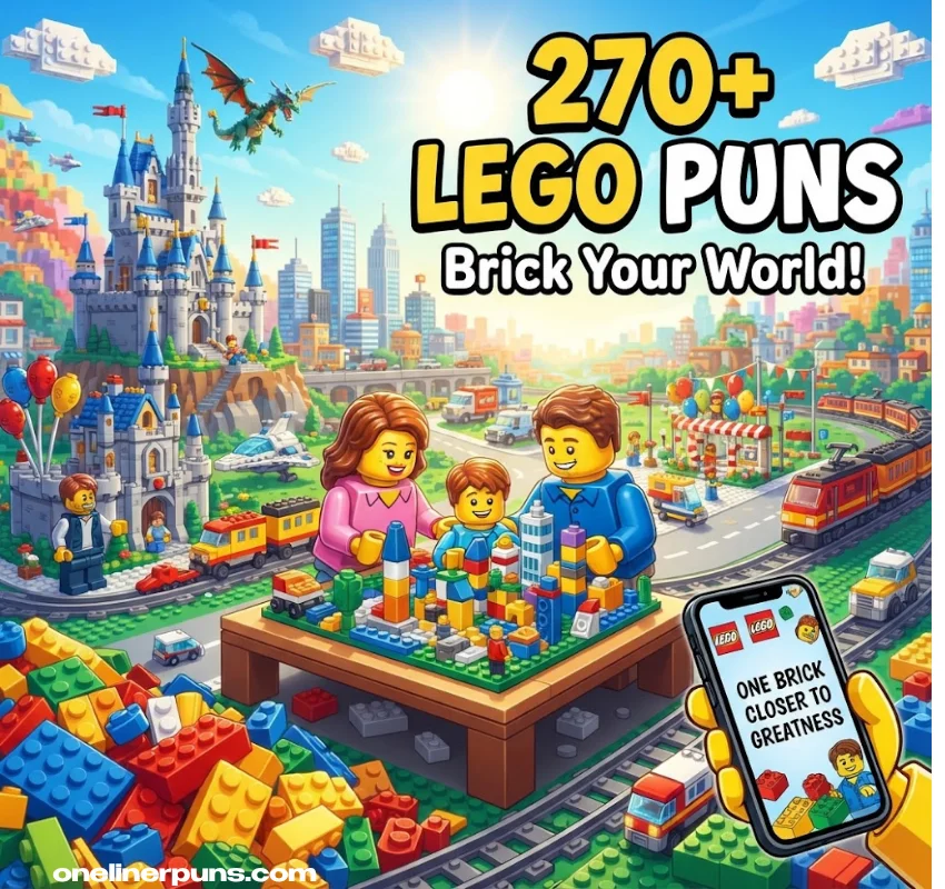 270+ One-Liner LEGO Puns That'll Brick Your World 😂