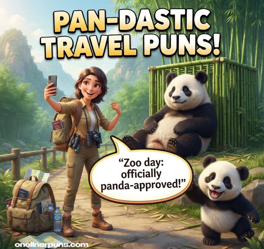30 Panda One-Liners for Zoo Trips and Travel Posts