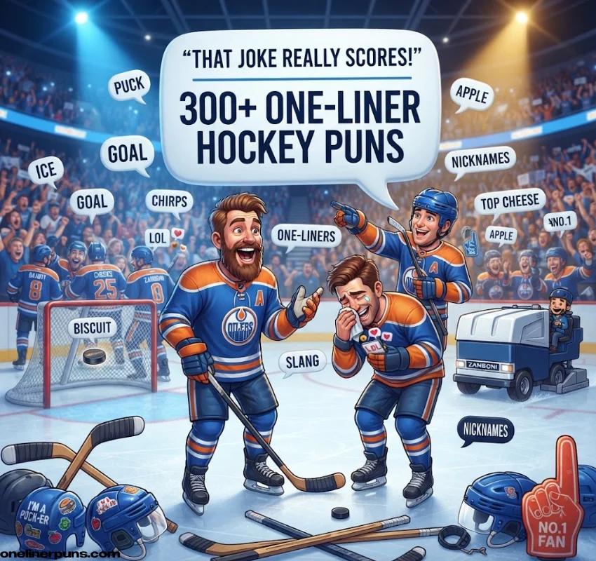 300+ One-Liner Hockey Puns That Will Have You Laughing on Ice π