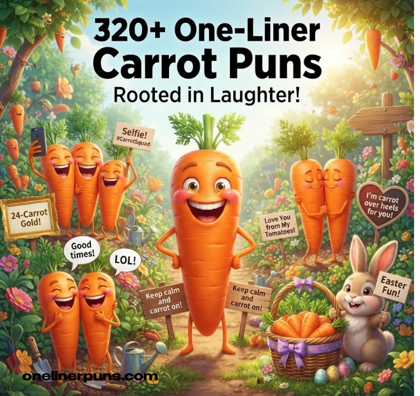 320+ One-Liner Carrot Puns That Are Rooted in Laughter