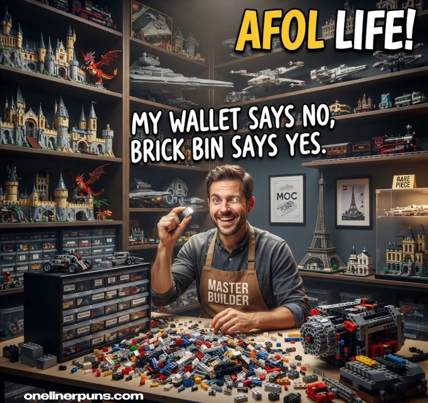 60 Clever One-Liner LEGO Puns for AFOLs and True Fans