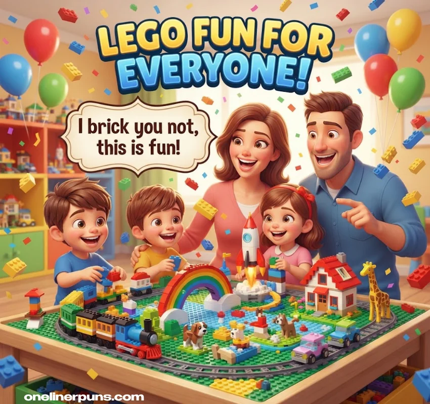 60 One-Liner LEGO Puns for Kids and Family Fun