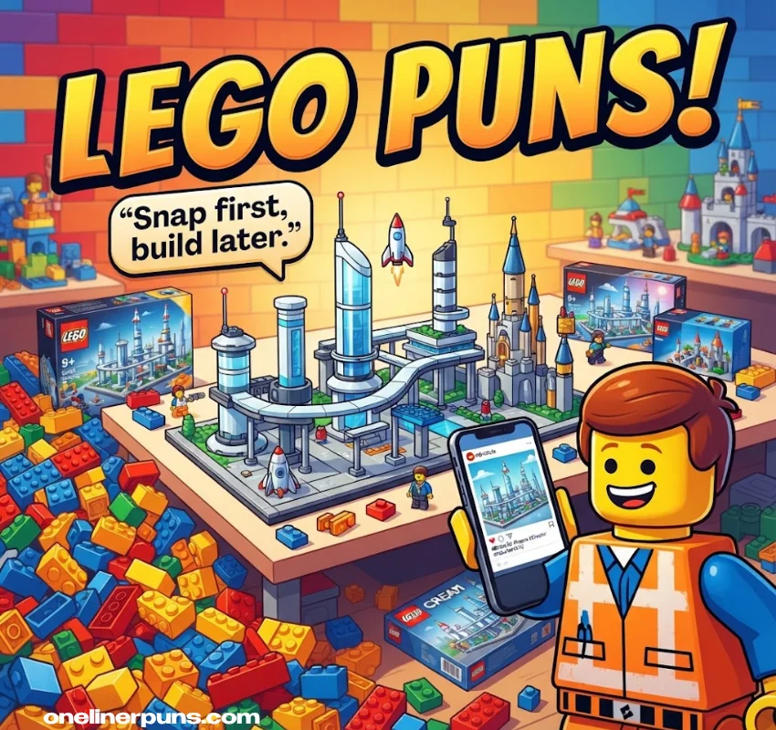 90 Funny One-Liner LEGO Puns for Instagram Captions