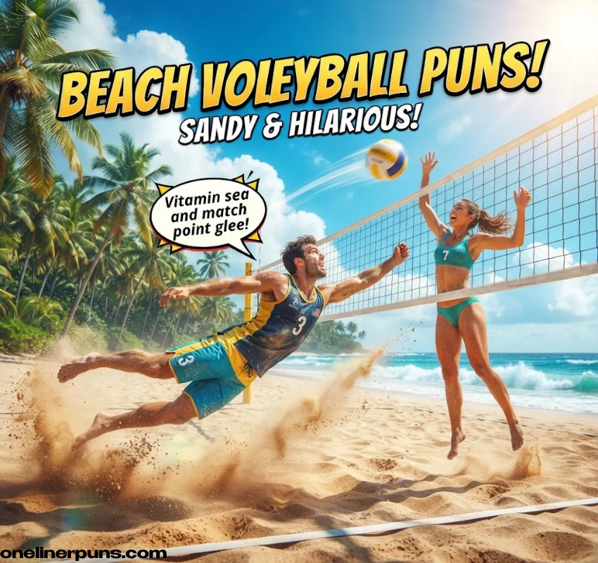 Beach Volleyball Puns