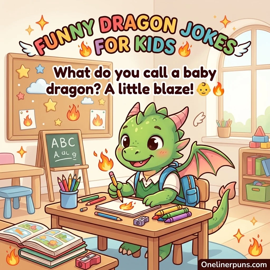 Best One-Liner Dragon Puns 🐉