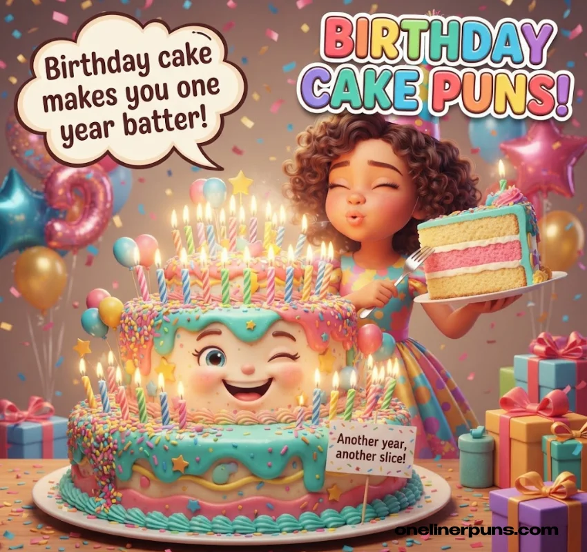 Birthday Cake Puns