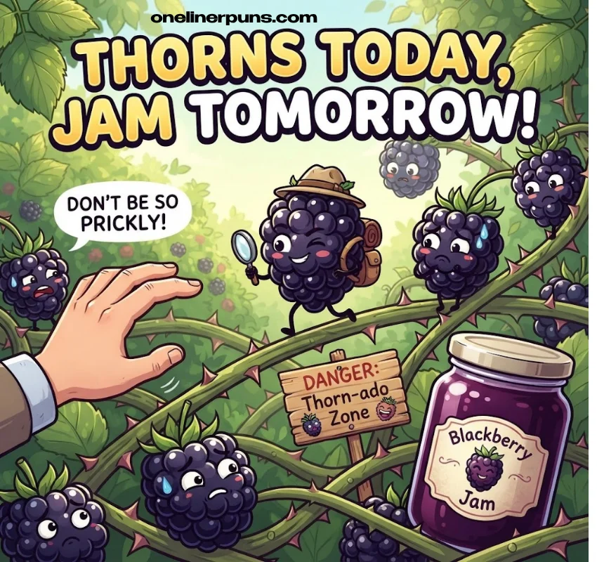 Blackberry and raspberry puns