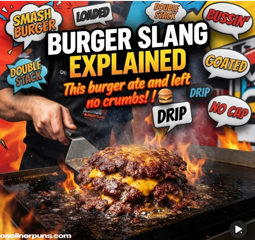 Burger Slang and Pop Culture Corner