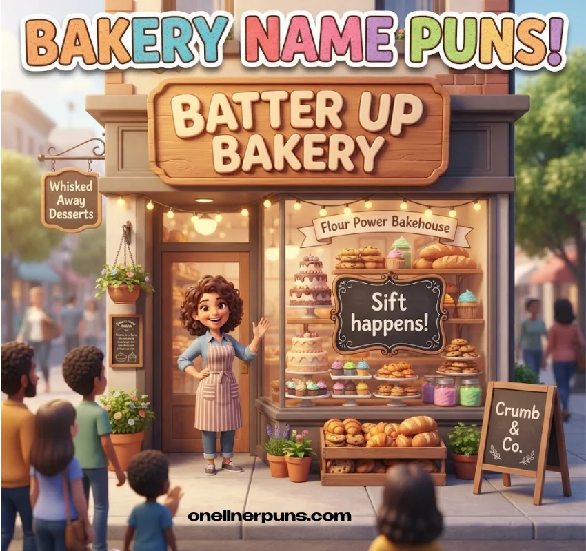 Cake Puns For Bakery And Business Names