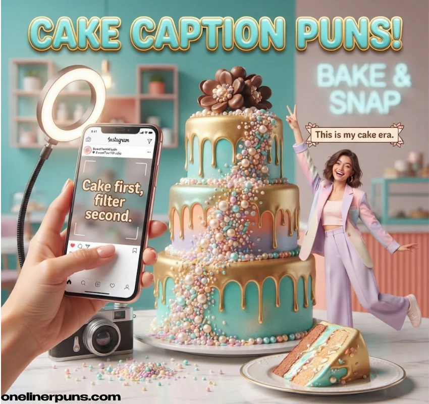 Cake Puns For Captions And Social Media