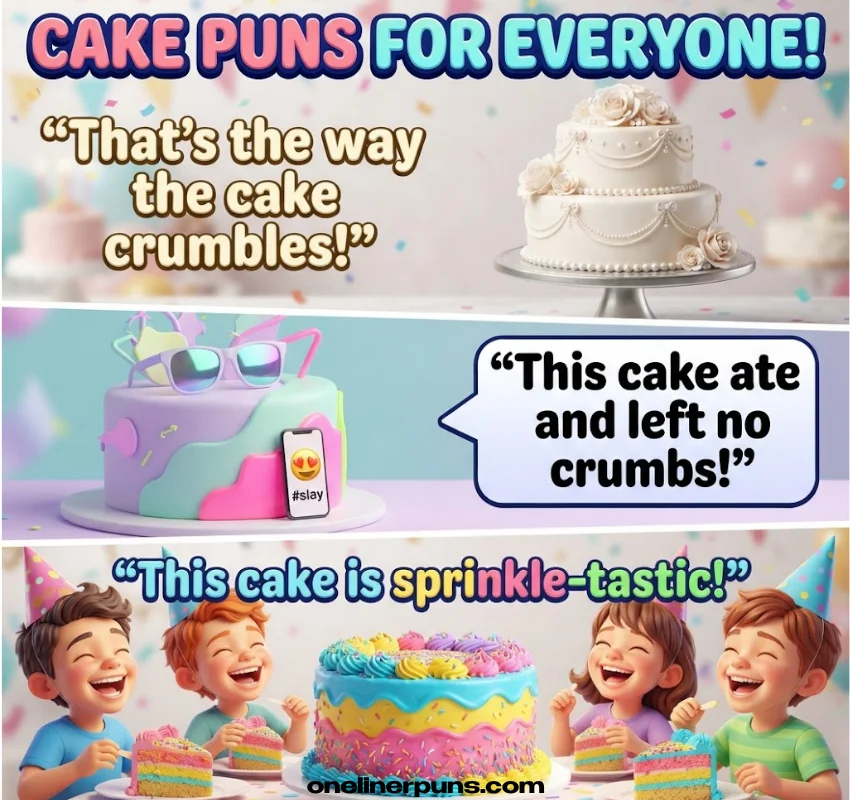 Cake Slang And Gen Z Cake Puns
