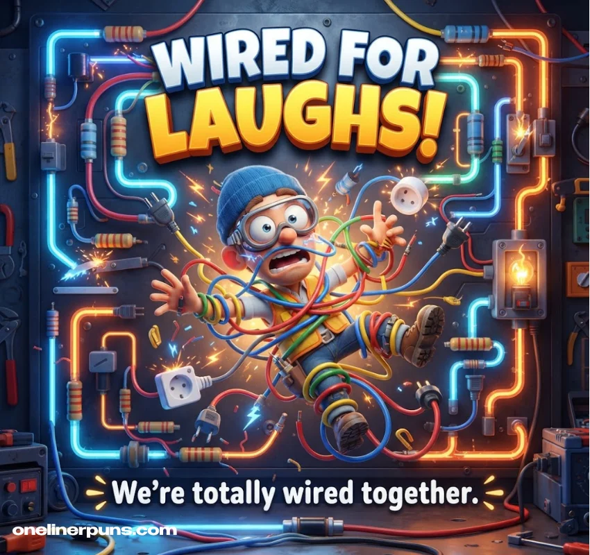Circuit, Wire, and Fuse One-Liners electricity puns