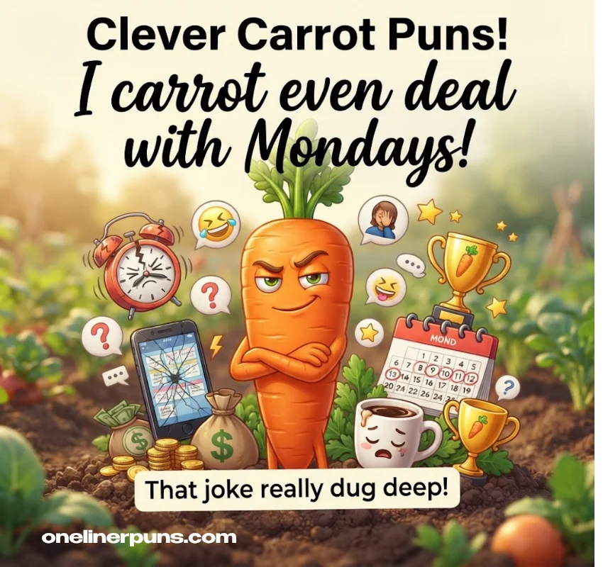 Clever Short One-Liner Carrot Puns for Every Mood